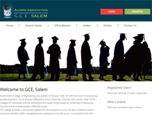 Tablet Screenshot of gcesalemalumni.org